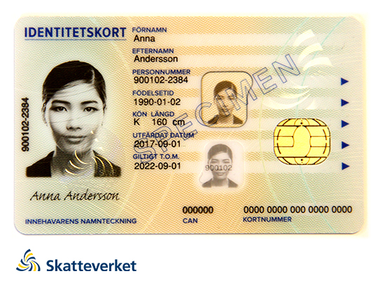 Nytt ID-kort från Skatteverket